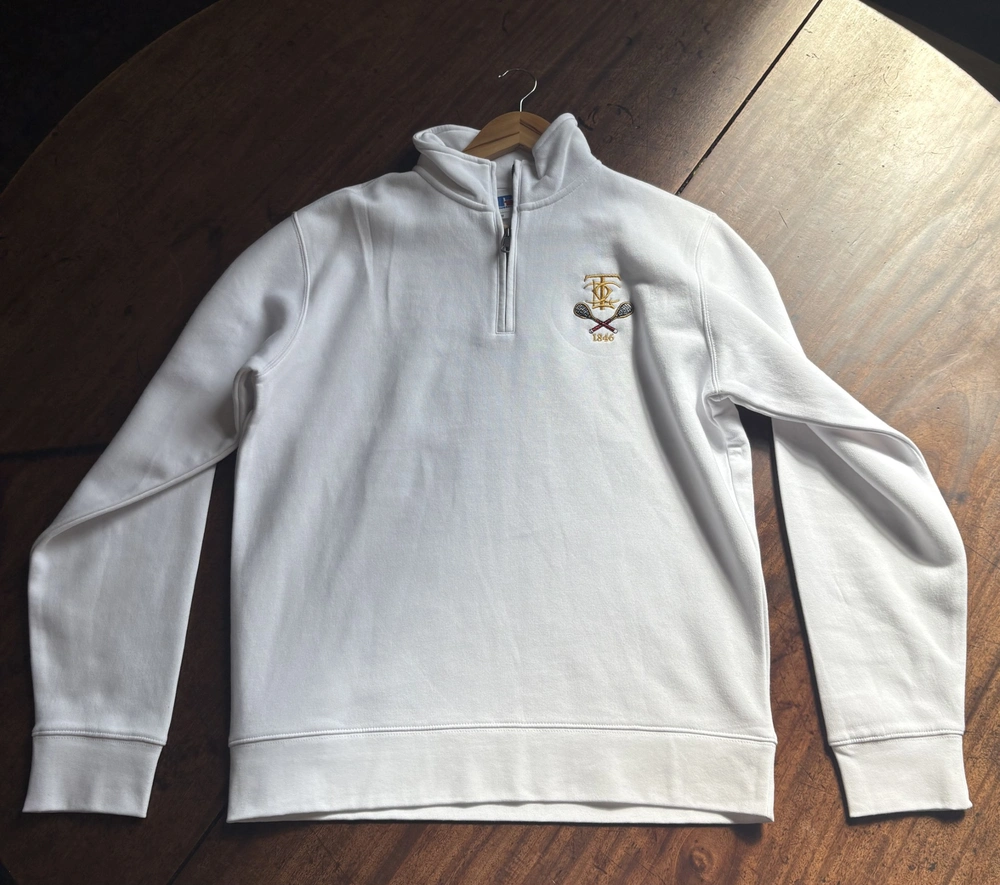 White LTCC Quarter Zip